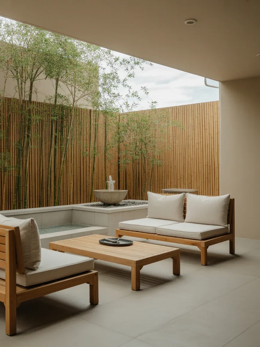7. Minimal Zen Patio With Spa Energy 7. Minimal Zen Patio With Spa Energy
