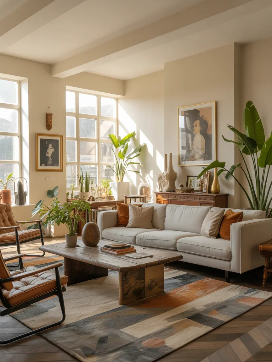 Modern Eclectic Living Room Design Tips for a Stylish and Balanced Interior You'll Love