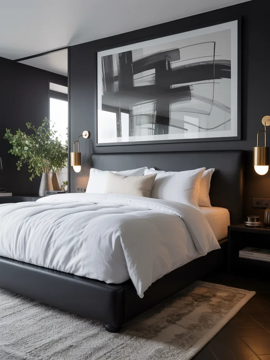1. Modern Hotel-Inspired Black and White Retreat 1. Modern Hotel-Inspired Black and White Retreat