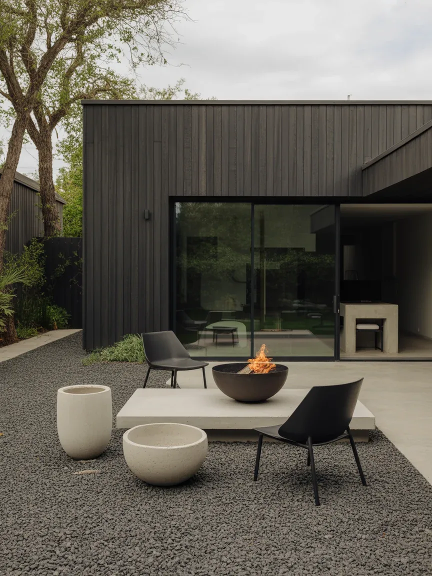 2. Modern Minimalist Gravel Patio 2. Modern Minimalist Gravel Patio
