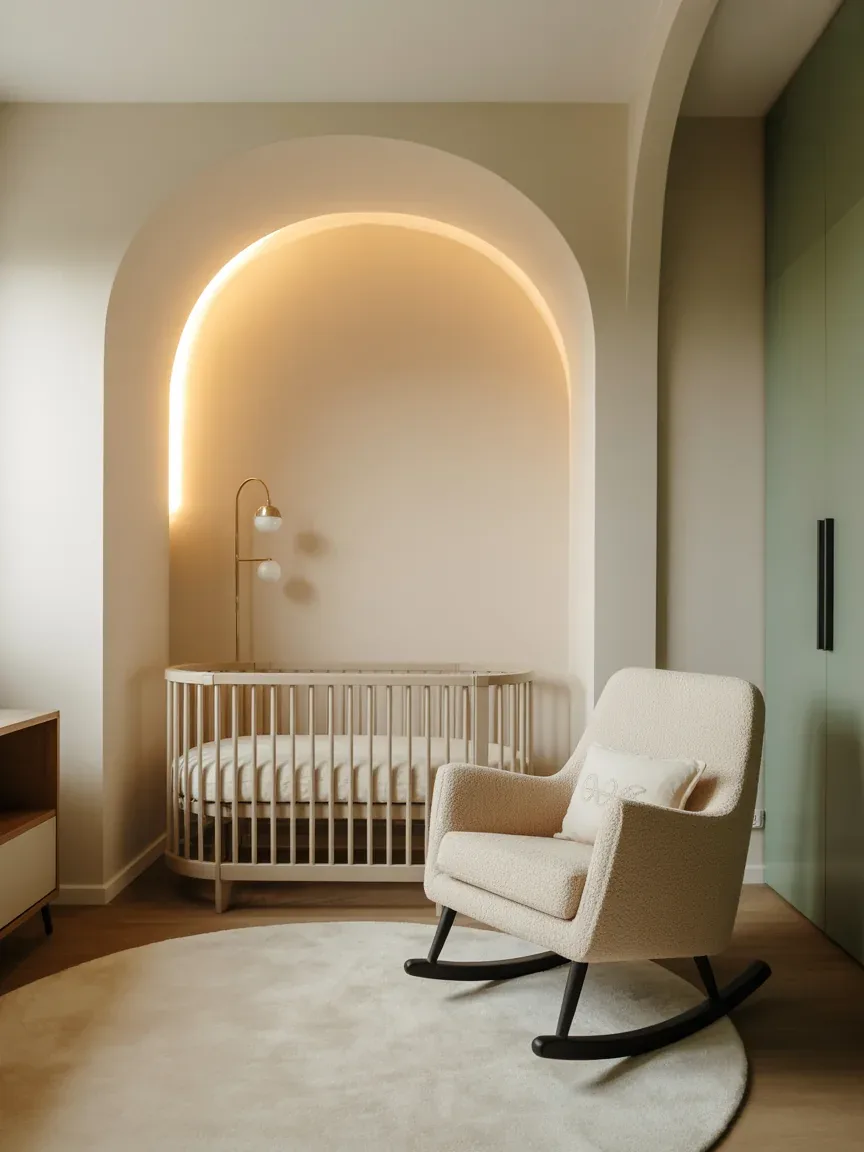 13. Modern Nursery With Dreamy Soft Cove Lighting 13. Modern Nursery With Dreamy Soft Cove Lighting