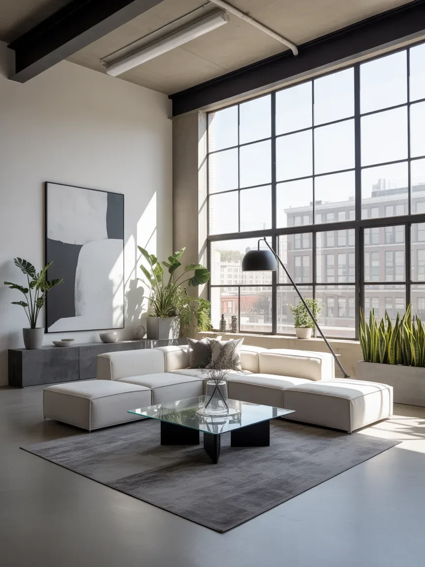 14. Monochrome Summer Loft With Cool Contemporary Style 14. Monochrome Summer Loft With Cool Contemporary Style