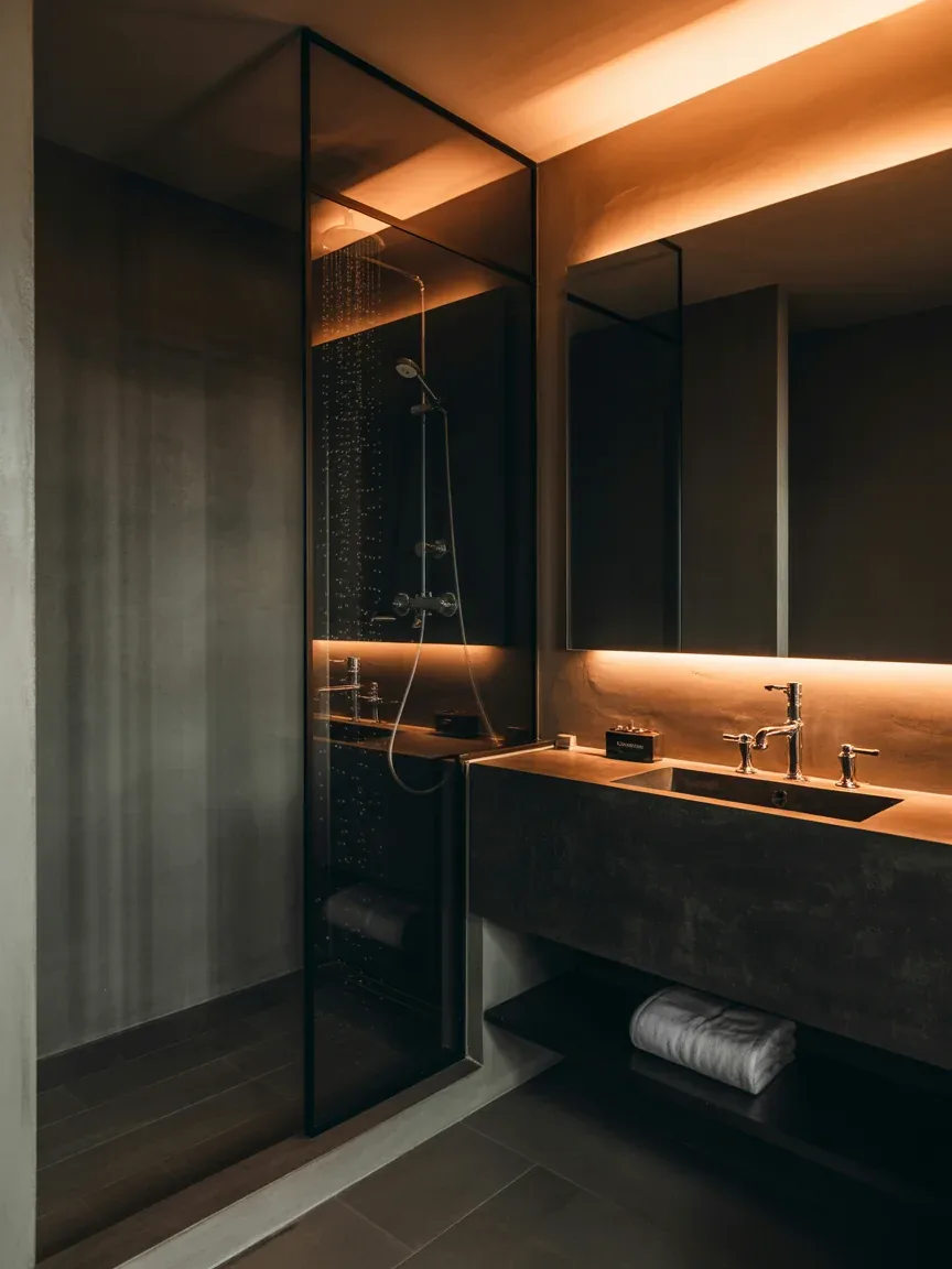 2. Moody Charcoal Luxury Retreat 2. Moody Charcoal Luxury Retreat