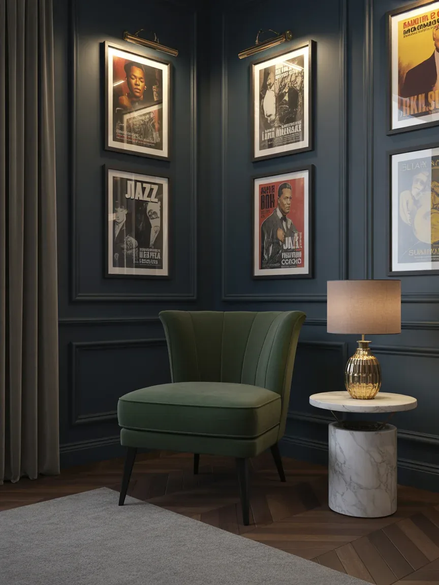 9. Moody Jazz Lounge With Luxe Hotel Energy 9. Moody Jazz Lounge With Luxe Hotel Energy