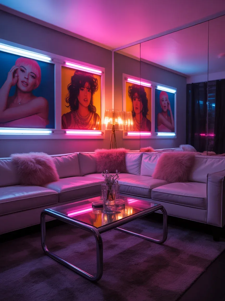 2. Neon Pop Music Lounge With Y2K Vibes 2. Neon Pop Music Lounge With Y2K Vibes