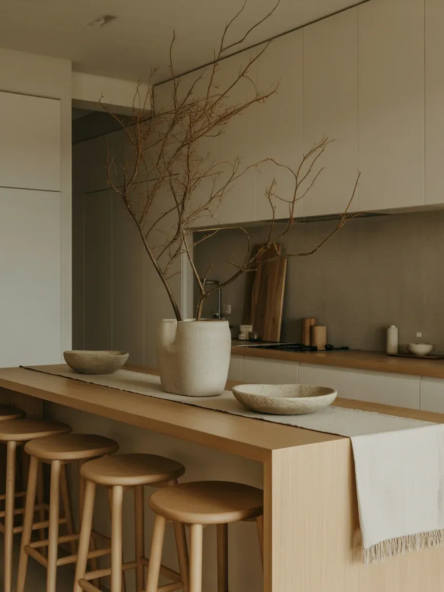 11. Organic Modern Island With Natural Wood Warmth 11. Organic Modern Island With Natural Wood Warmth