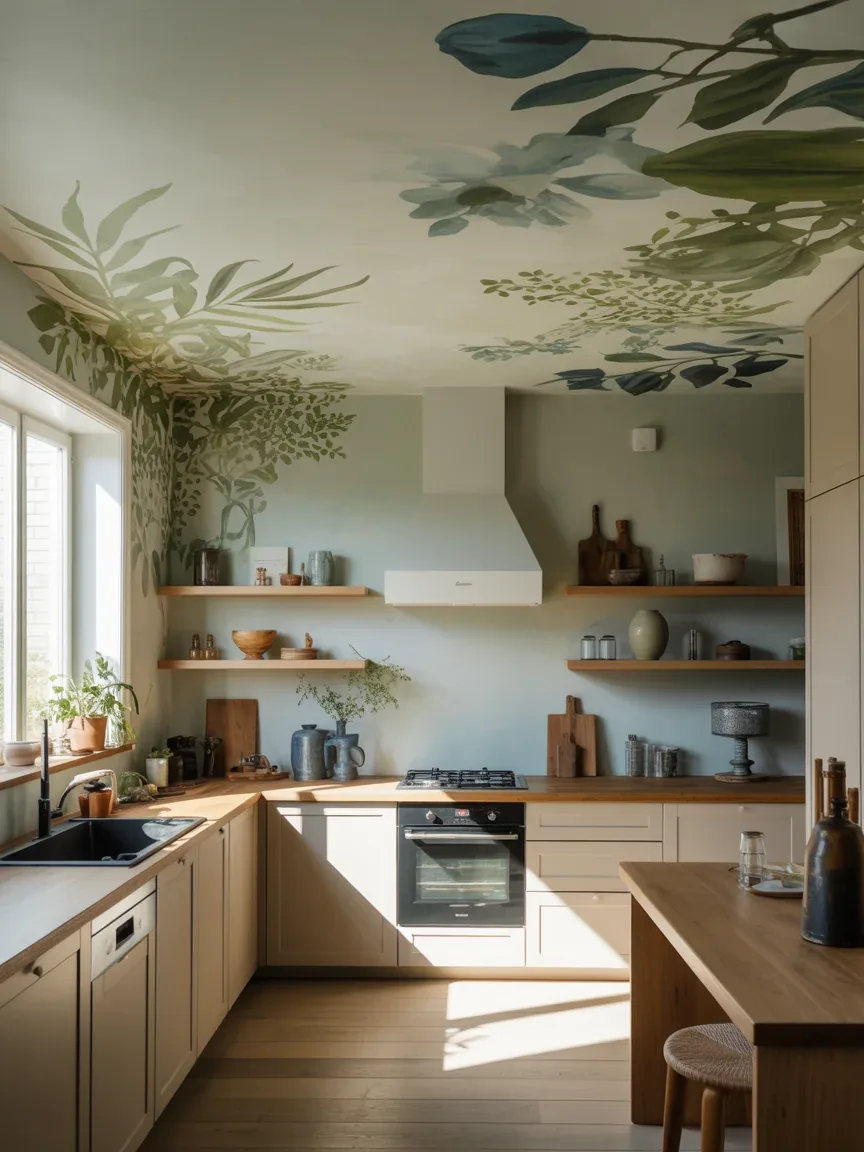 11. Painted Ceiling Murals With Artistic Personality 11. Painted Ceiling Murals With Artistic Personality