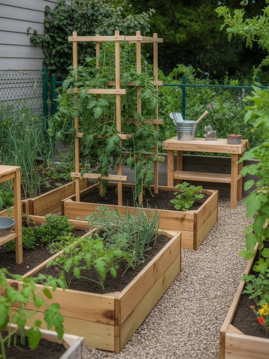 13. Raised Bed Vegetable Garden 13. Raised Bed Vegetable Garden