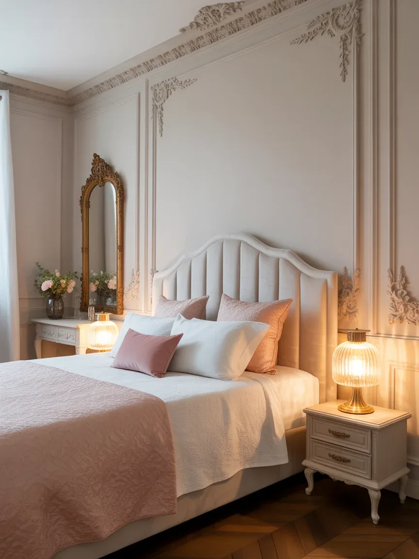 2. Romantic Parisian Apartment Bedroom 2. Romantic Parisian Apartment Bedroom