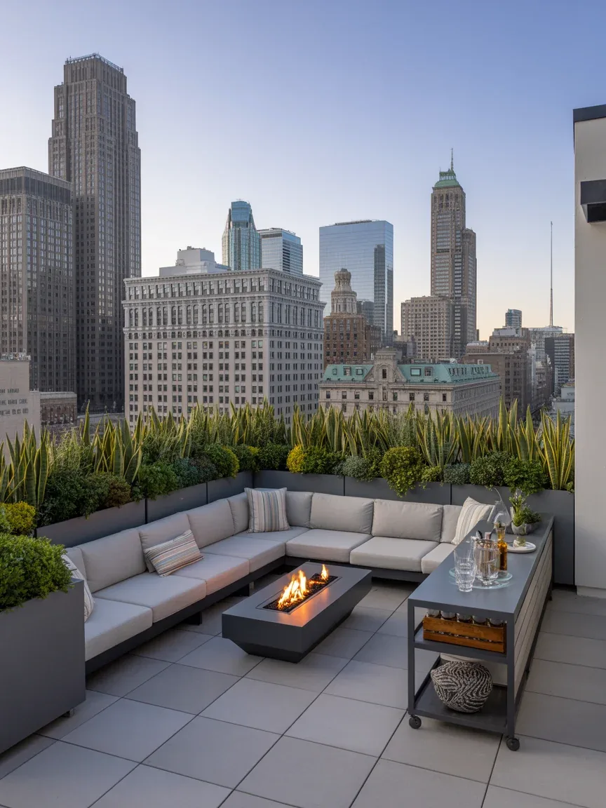 16. Rooftop Oasis With Urban Luxury 16. Rooftop Oasis With Urban Luxury