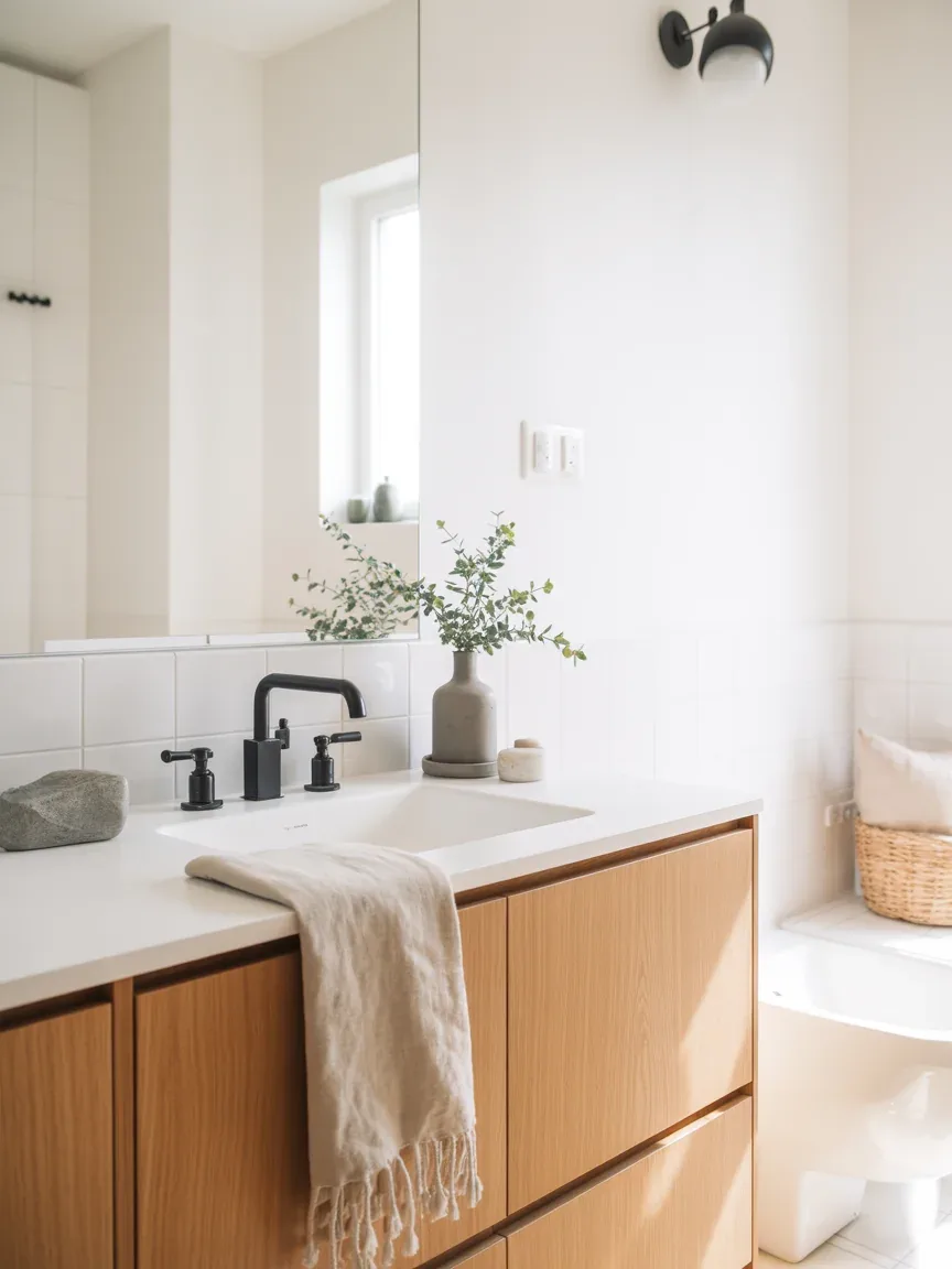 3. Scandinavian Calm With Black Accents 3. Scandinavian Calm With Black Accents