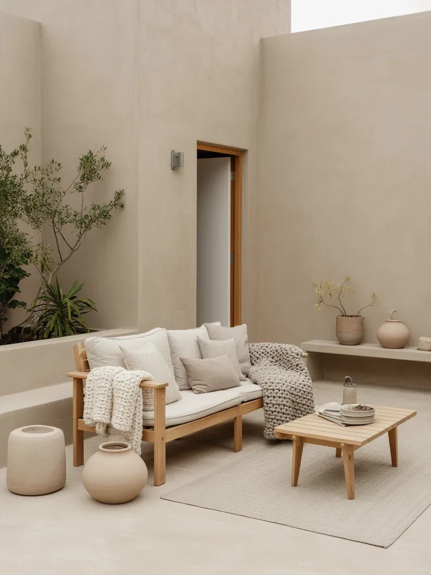 12. Scandinavian Outdoor Retreat With Soft Neutrals 12. Scandinavian Outdoor Retreat With Soft Neutrals