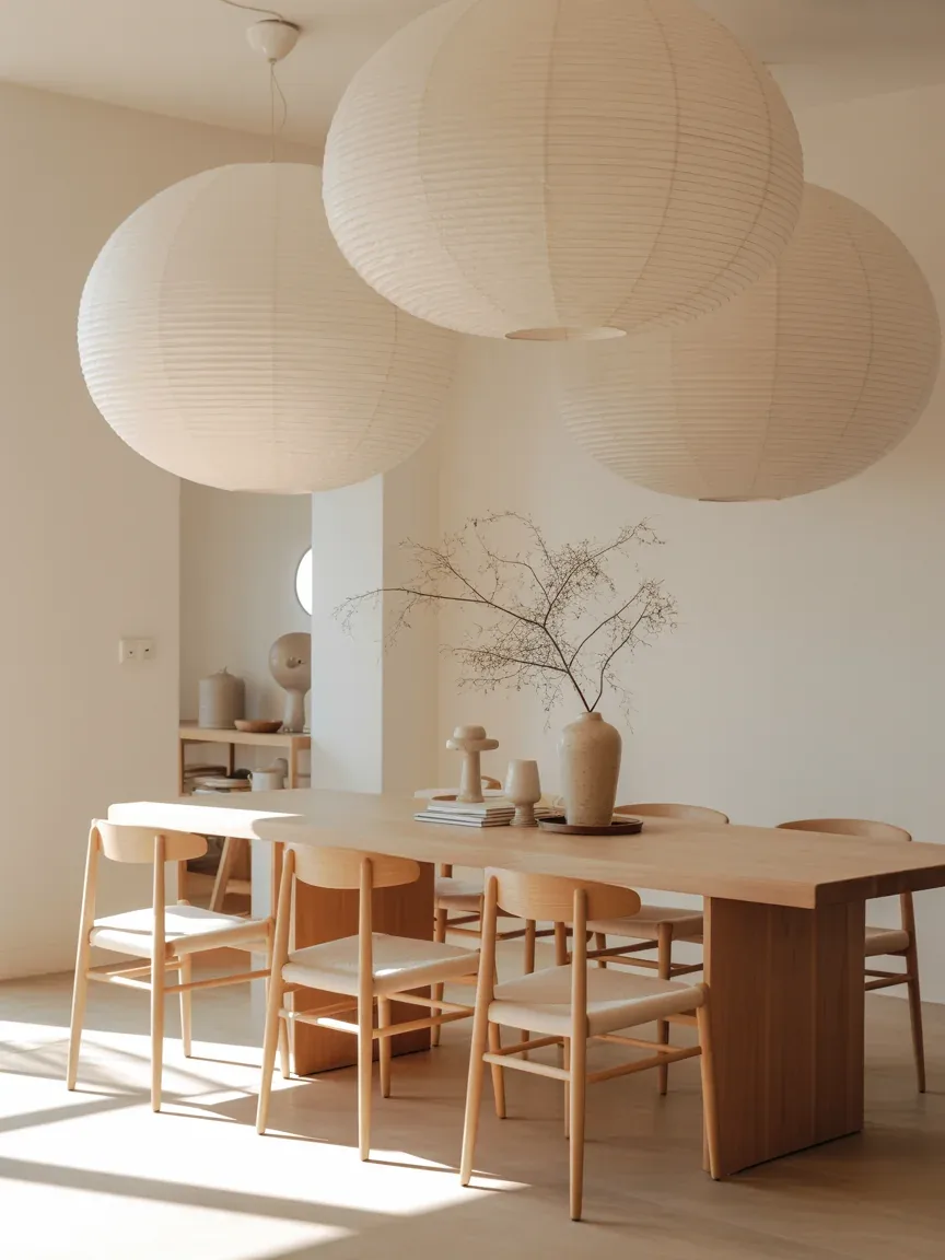 4. Scandinavian Simplicity With Soft Paper Lanterns 4. Scandinavian Simplicity With Soft Paper Lanterns