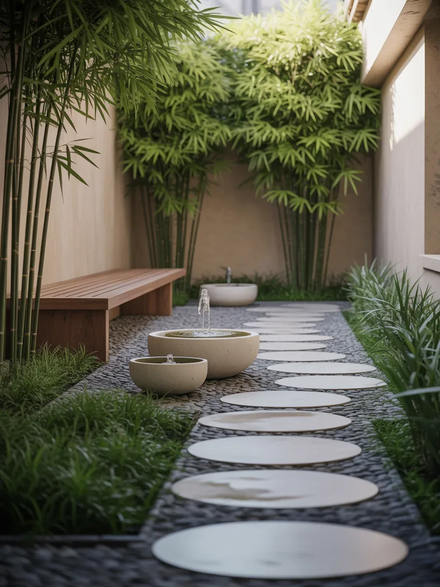 6. Small Zen Garden With Stone Pathways 6. Small Zen Garden With Stone Pathways