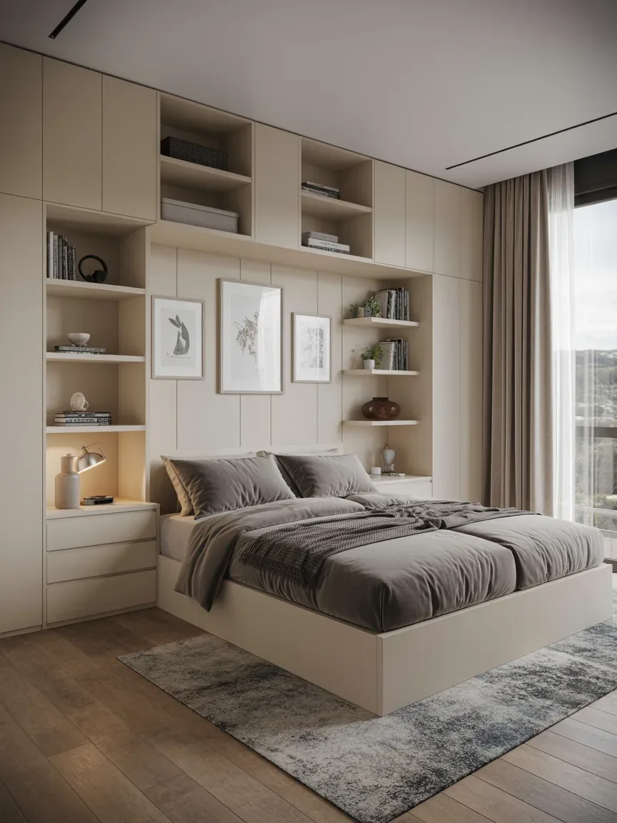 11. Smart Storage Bedroom With Built-In Solutions 11. Smart Storage Bedroom With Built-In Solutions