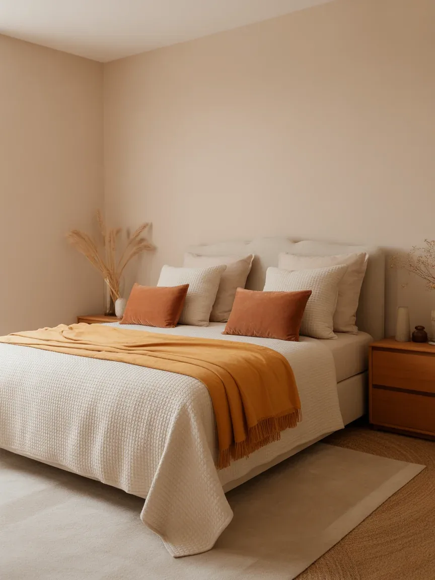 Soft Neutrals + Warm Accents = Effortless Calm Soft Neutrals + Warm Accents = Effortless Calm