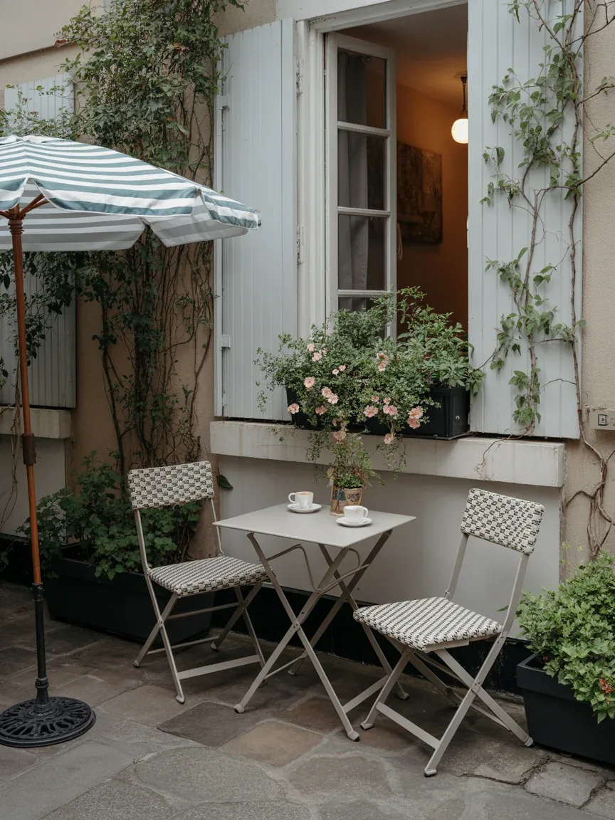 4. Tiny Bistro Patio Inspired By Paris Cafés 4. Tiny Bistro Patio Inspired By Paris Cafés
