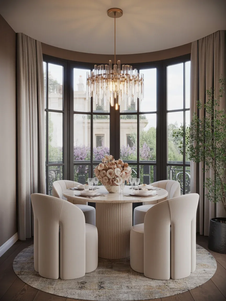 10. Tiny Luxury Dining Room With Hotel Energy 10. Tiny Luxury Dining Room With Hotel Energy