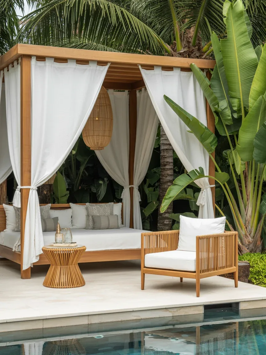 5. Tropical Resort-Style Poolside Retreat 5. Tropical Resort-Style Poolside Retreat