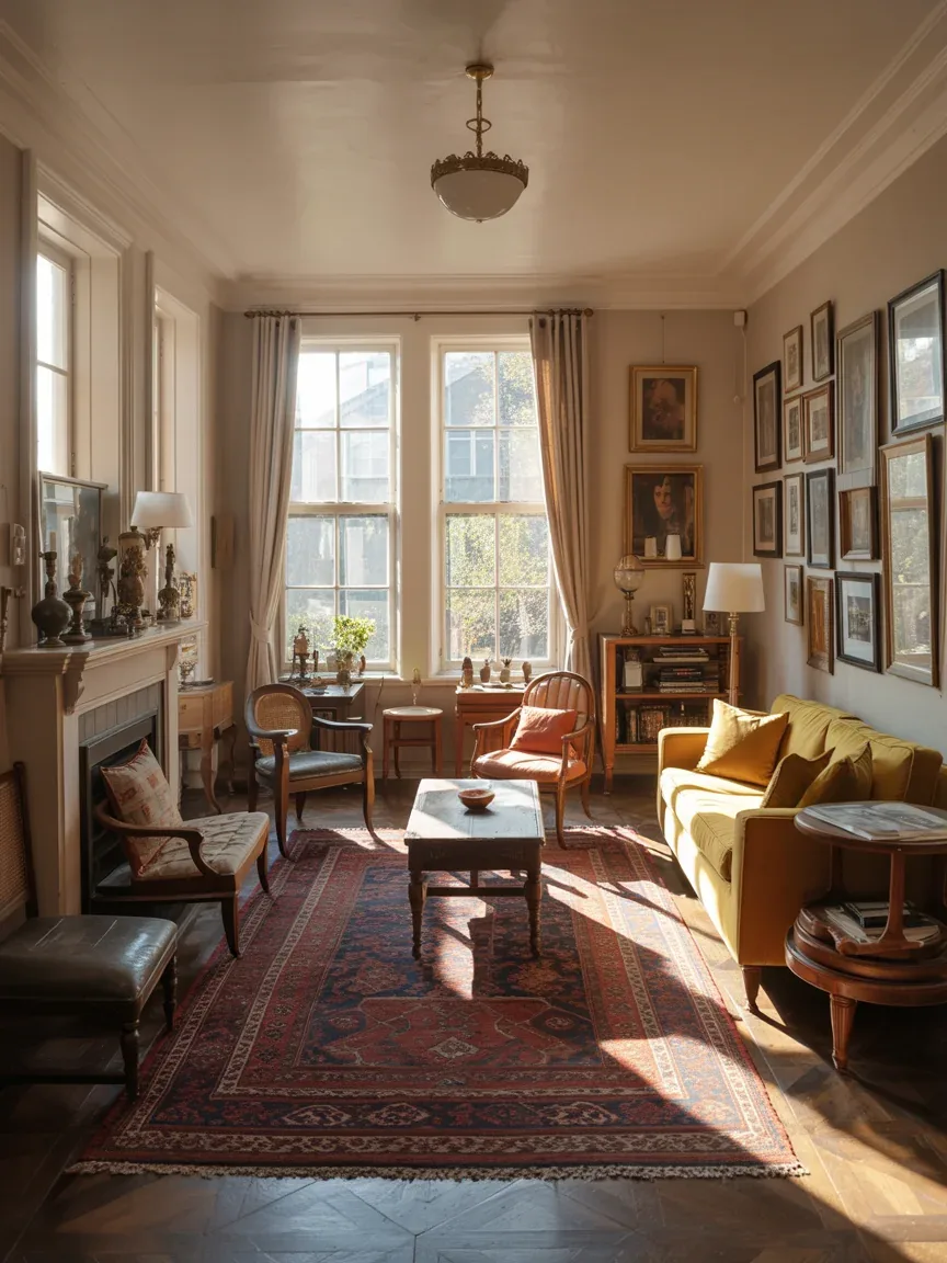 Vintage Eclectic Living Room Inspiration for Layering Character and Timeless Charm You'll Love