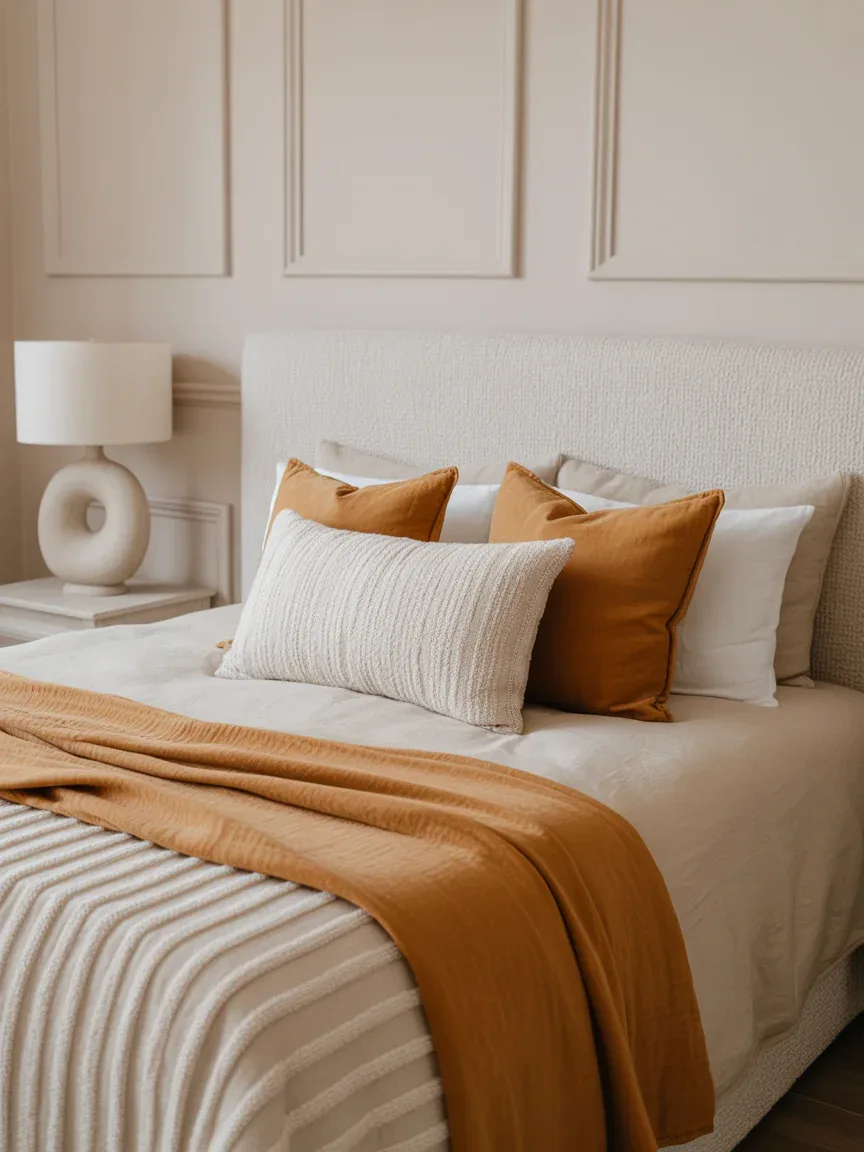 11. Warm Neutral Layered Bedroom 11. Warm Neutral Layered Bedroom