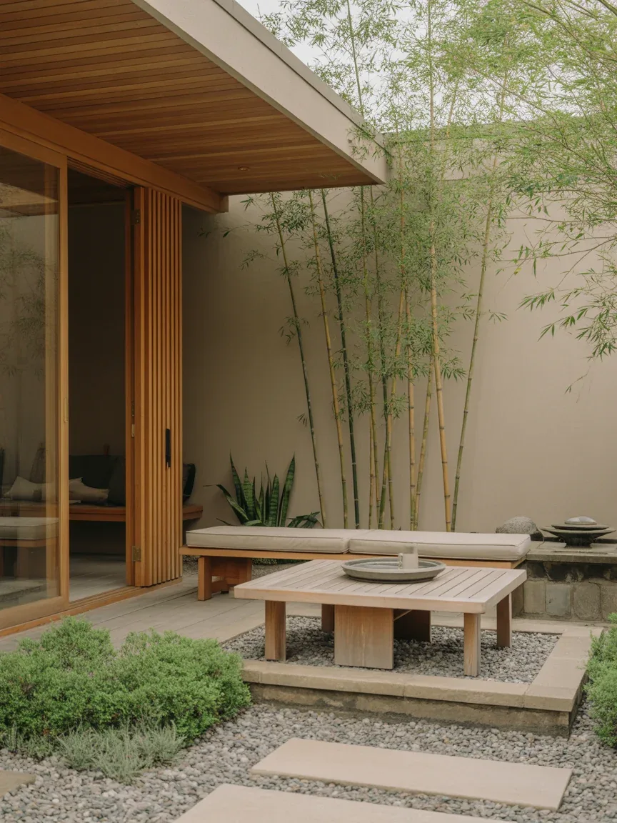 14. Zen Garden Patio With Spa-Like Calm 14. Zen Garden Patio With Spa-Like Calm