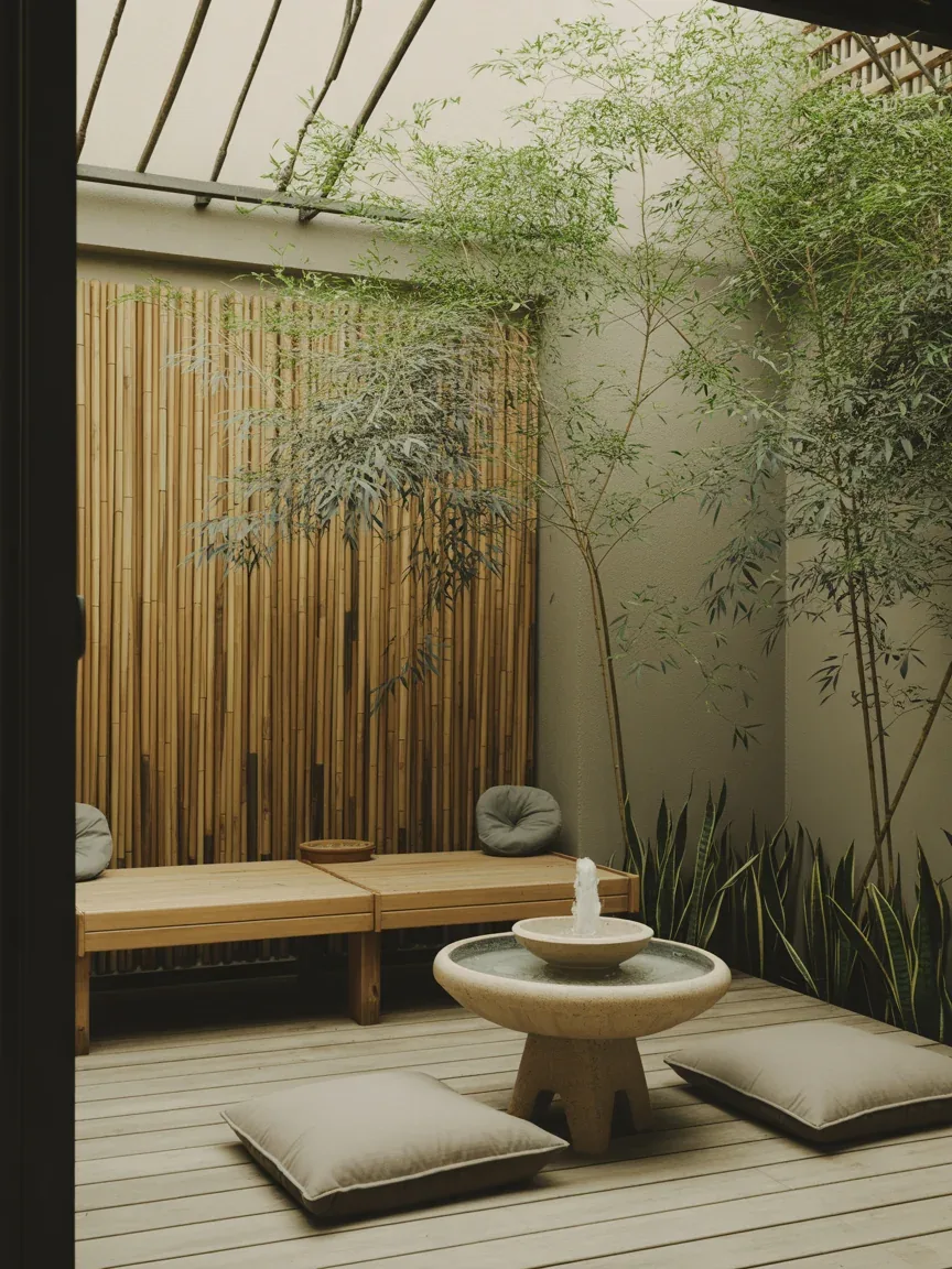 8. Zen Meditation Corner With Soft Natural Textures 8. Zen Meditation Corner With Soft Natural Textures