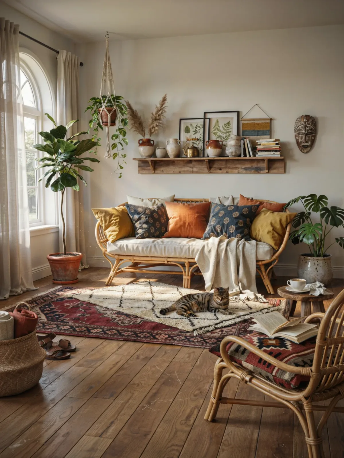 17 Boho Eclectic Decor Ideas That Mix Color, Texture, and Free-Spirited Charm Beautifully