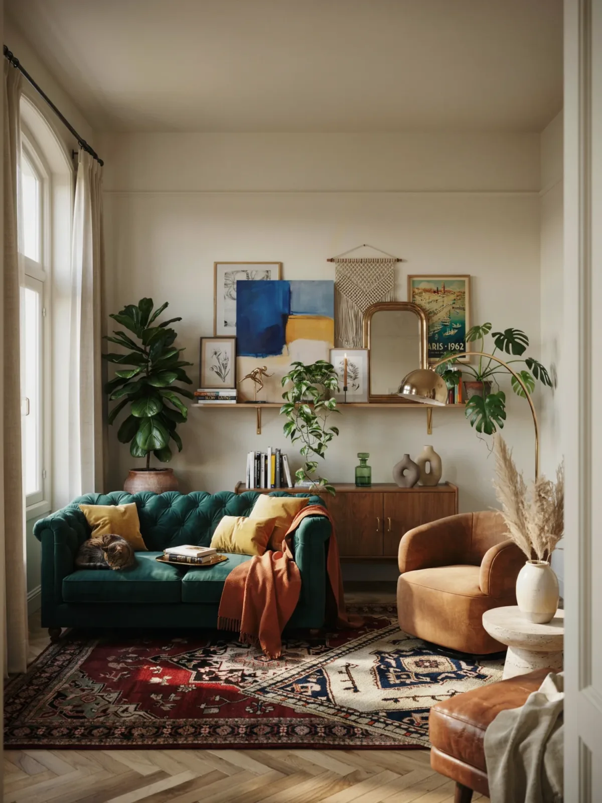 17 Colorful Eclectic Living Room Ideas That Mix Bold Colors With Unique Personality Beautifully