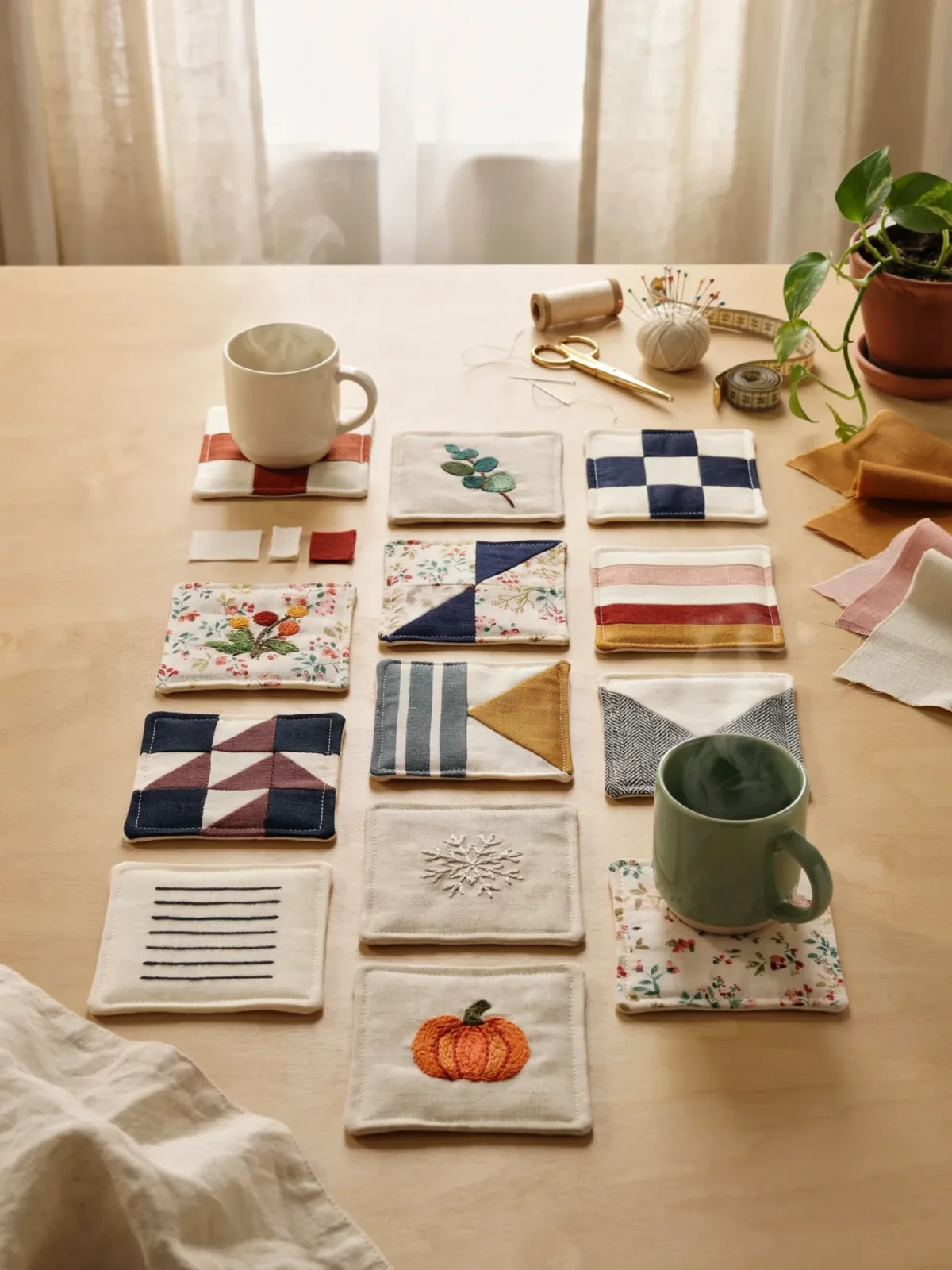 17 Easy Mug Rugs Patterns Free Ideas That Are Fun, Beginner Friendly, and Quick to Make