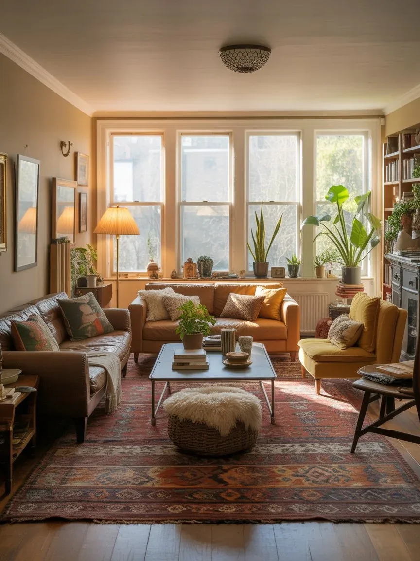 18 Cozy Eclectic Living Room Ideas That Create a Warm, Inviting, and Stylish Space Everyone Will Love