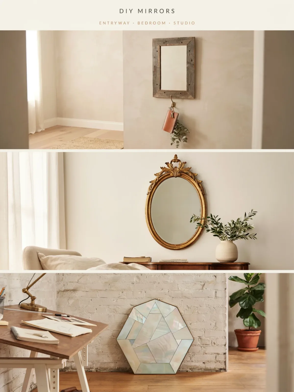 18 DIY Mirror Ideas That Add Style, Character, and Function to Any Room You'll Love