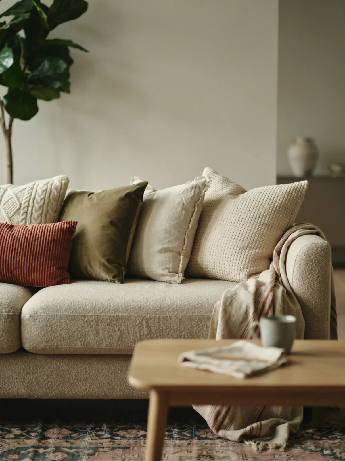 Add Texture With Throw Pillows and Blankets Add Texture With Throw Pillows and Blankets