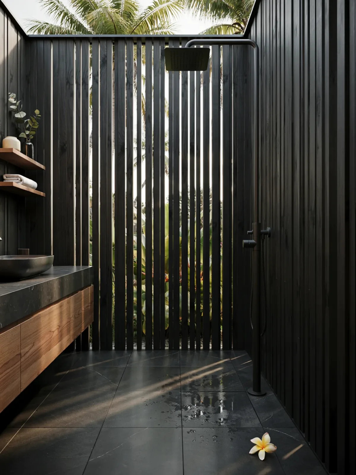 11. Black and Wood Contemporary Retreat 11. Black and Wood Contemporary Retreat