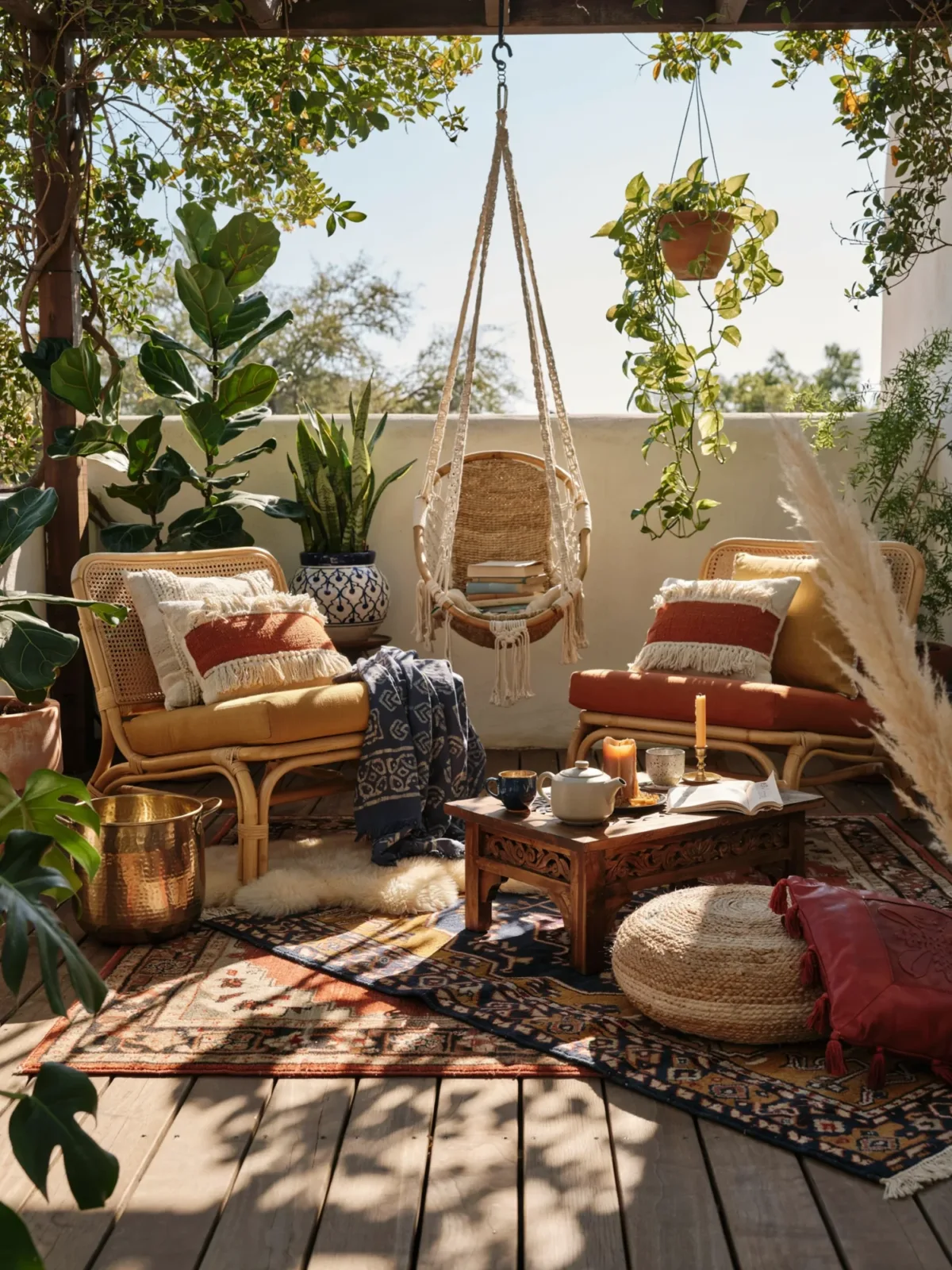 5. Bohemian Outdoor Living Room 5. Bohemian Outdoor Living Room