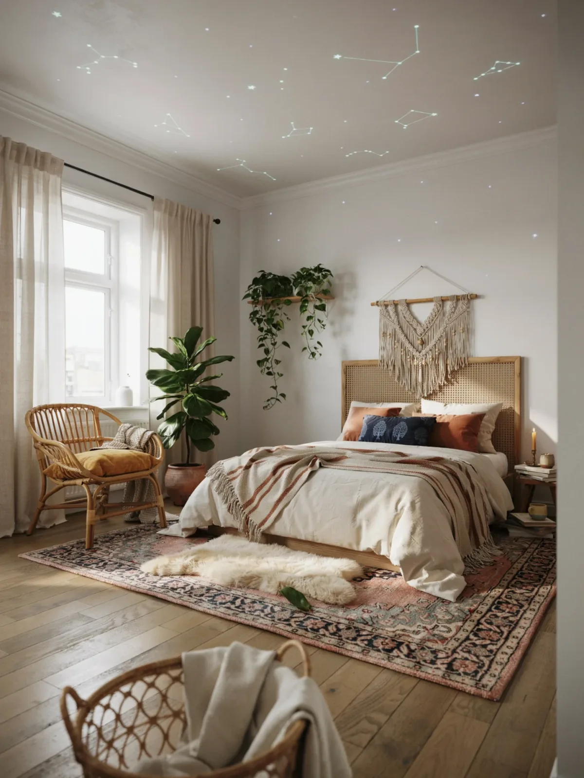 4. Celestial Boho Dream Space