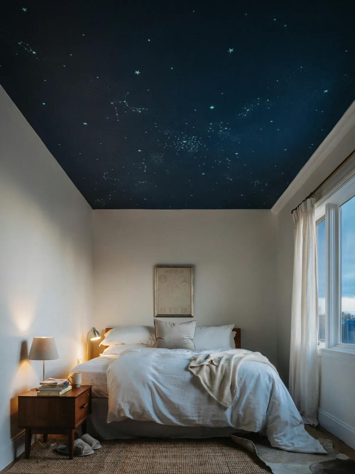 1. Classic Night Sky Bedroom Retreat