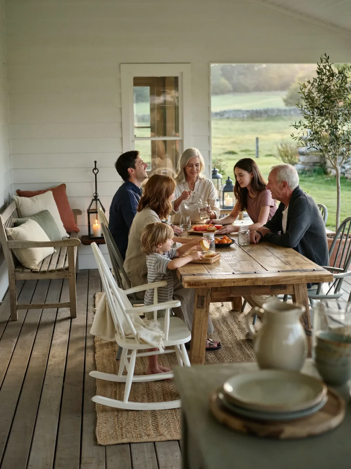 3. Cozy Farmhouse Gathering Space 3. Cozy Farmhouse Gathering Space