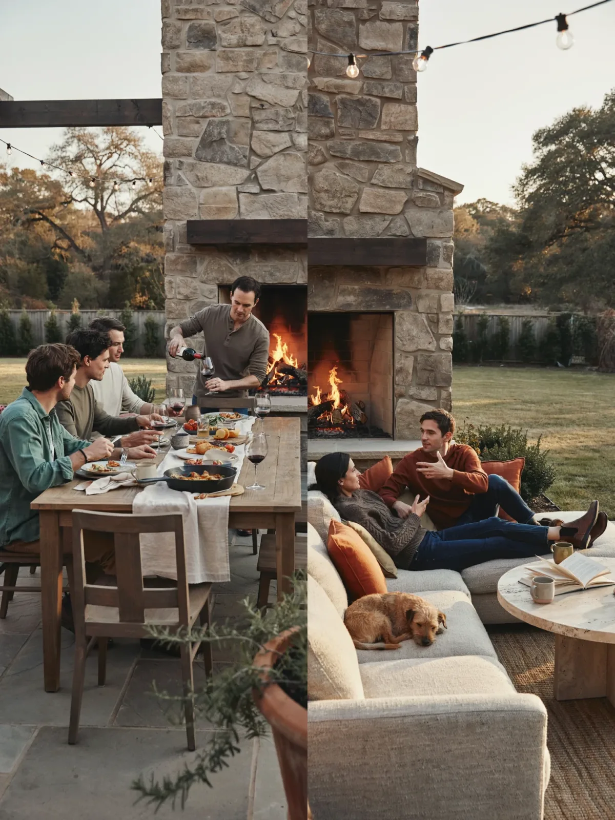 Create a Double-Sided Fireplace for Multiple Zones