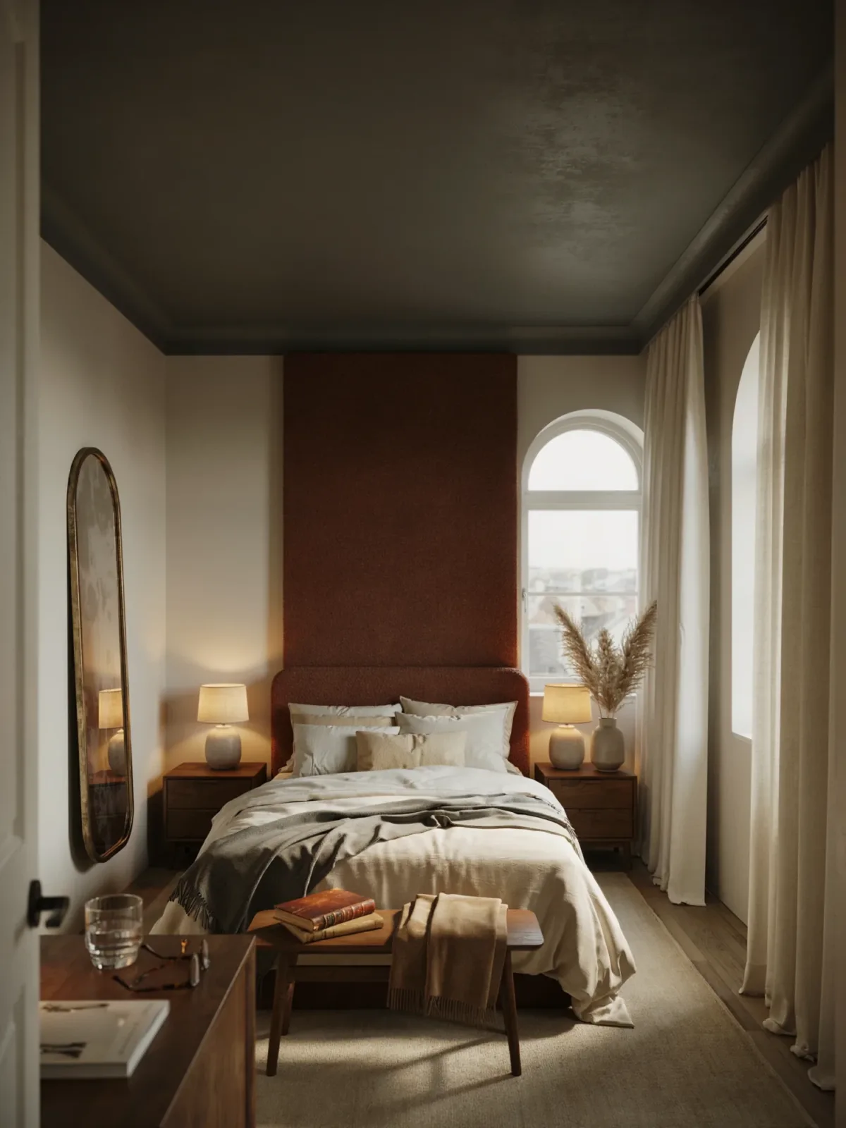Dark Ceiling Bedroom Design Tips for Creating a Cozy and Sophisticated Retreat You'll Love