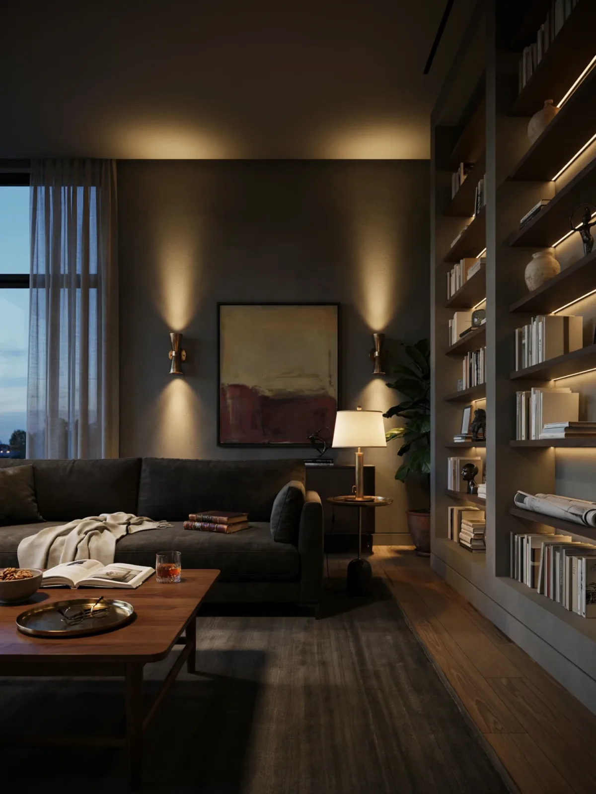 Dark Lighting Inspiration for Designing a Cozy, Dramatic, and Inviting Atmosphere