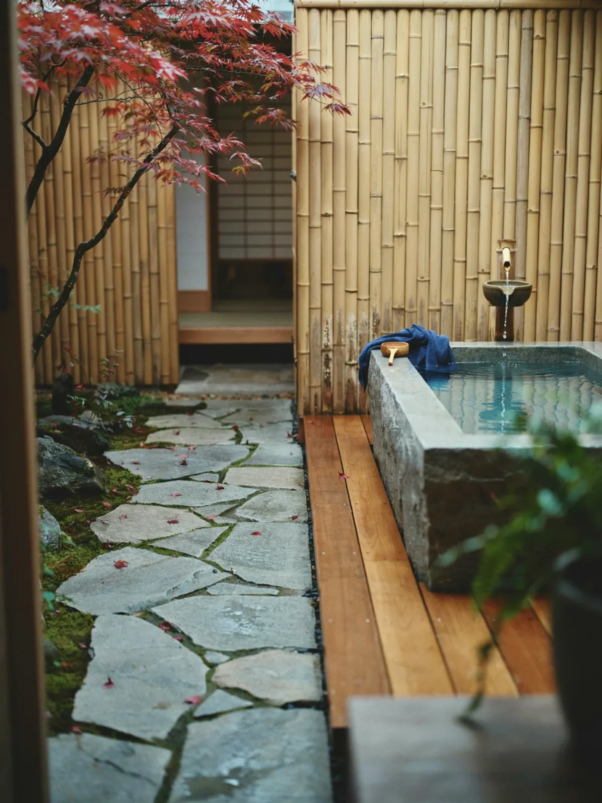 8. Japanese Zen Courtyard Bathroom 8. Japanese Zen Courtyard Bathroom