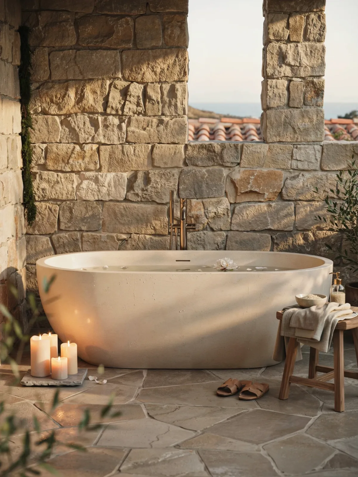 4. Luxury Spa Escape With a Freestanding Tub 4. Luxury Spa Escape With a Freestanding Tub