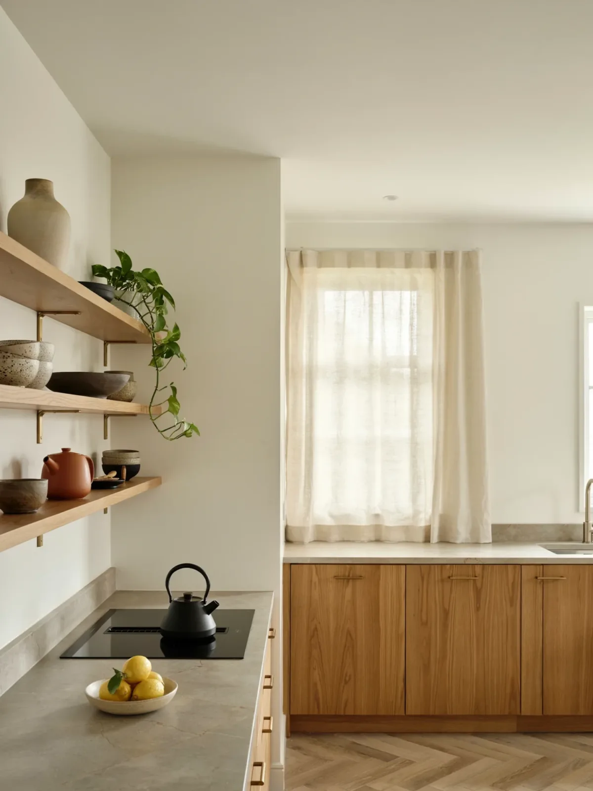 4. Modern Japandi Wood Kitchen Retreat 4. Modern Japandi Wood Kitchen Retreat