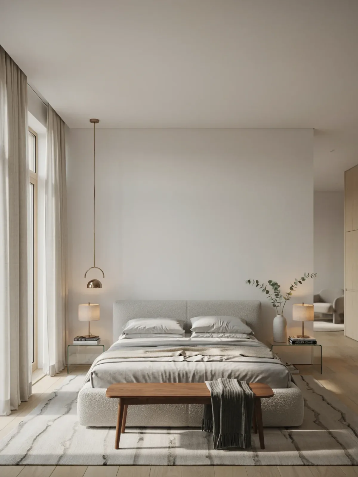4. Modern Luxury Suite With Marble Tones 4. Modern Luxury Suite With Marble Tones