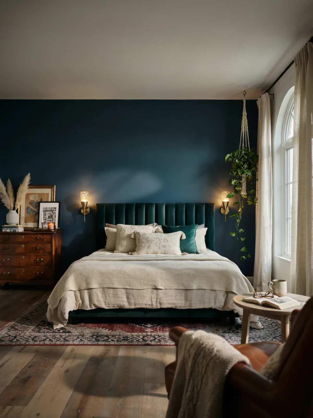 Moody Eclectic Bedroom Design Tips for Creating a Dramatic Yet Comfortable Retreat You'll Love