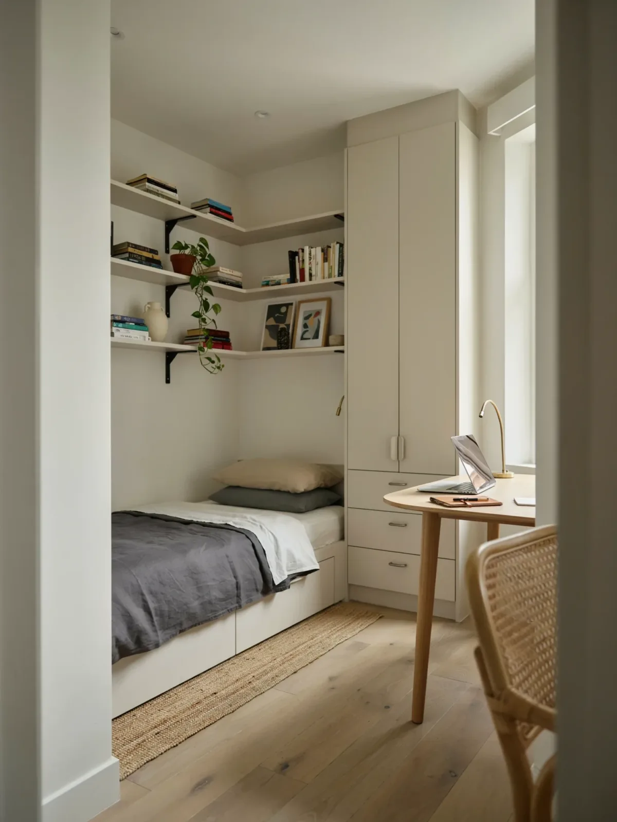 16. Multifunctional Corner Storage Bedroom 16. Multifunctional Corner Storage Bedroom