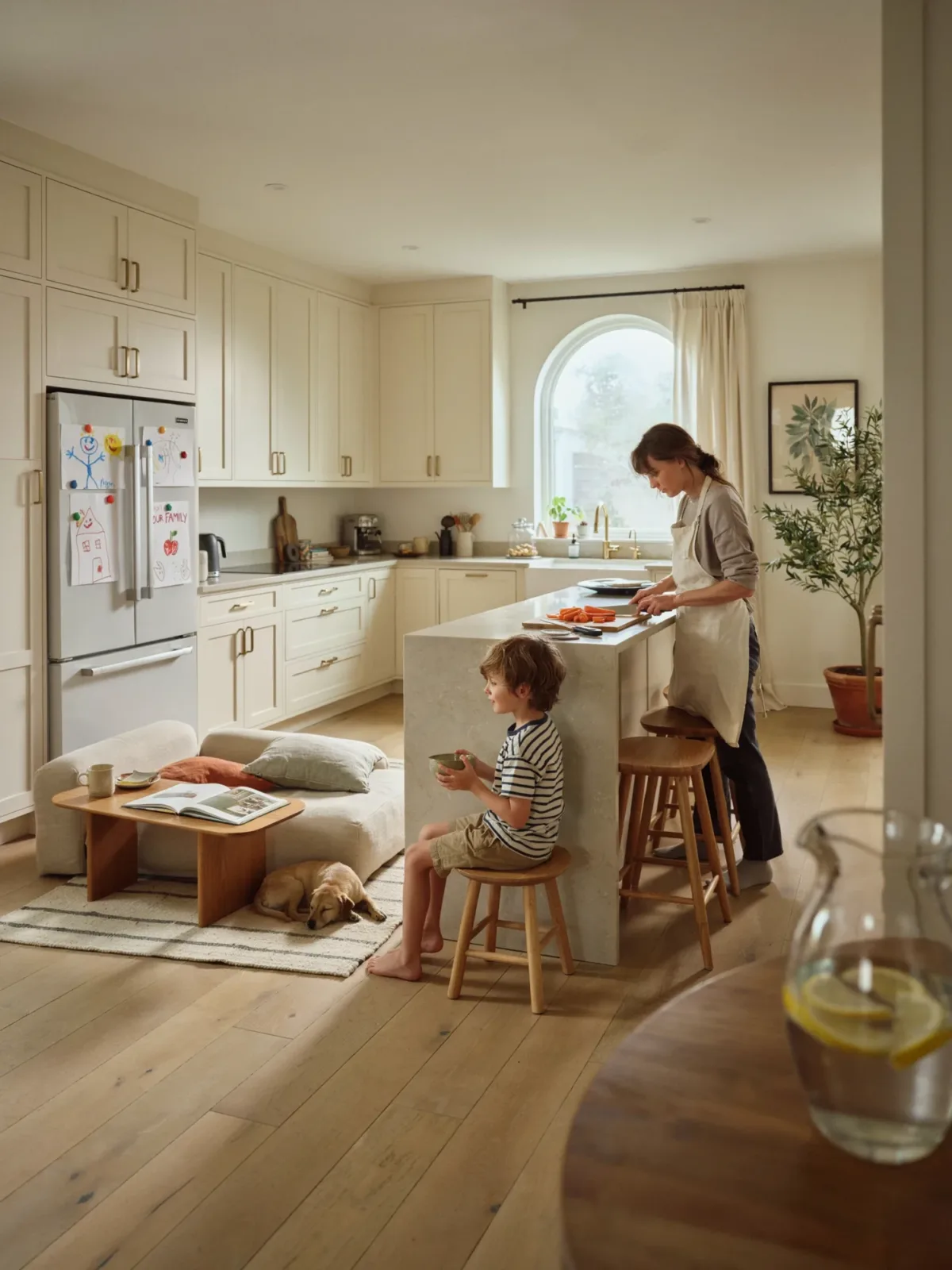 9. Open-Concept Family L-Shaped Kitchen 9. Open-Concept Family L-Shaped Kitchen