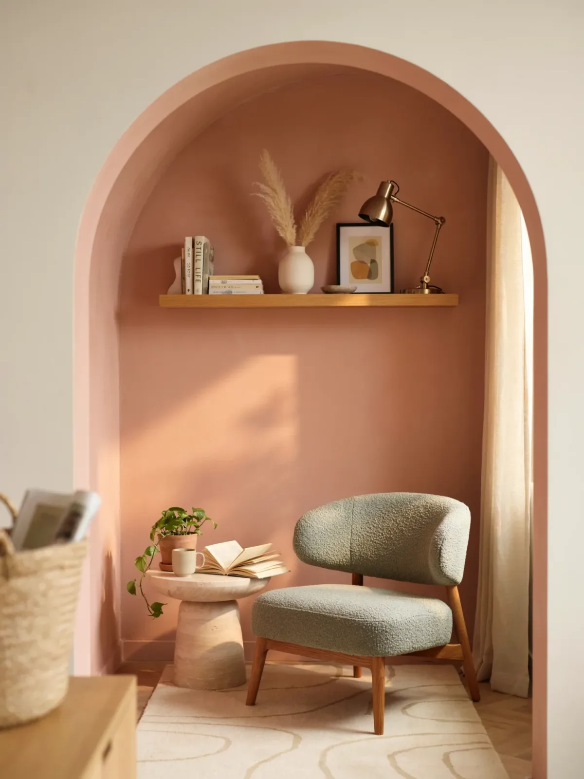 3. Painted Arch Accent Wall With Artistic Flair 3. Painted Arch Accent Wall With Artistic Flair