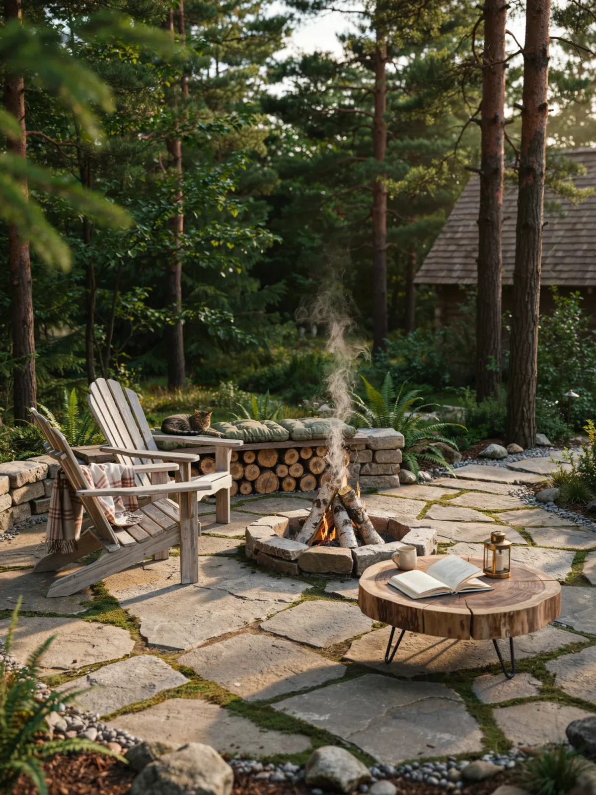 11. Rustic Cabin-Inspired Patio 11. Rustic Cabin-Inspired Patio
